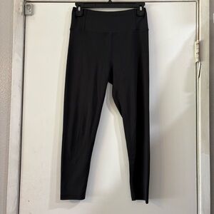 Girlfriend Collective Black Cropped Leggings Athletic Womens medium High Rise